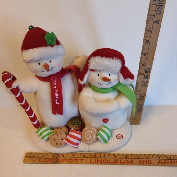 Hallmark Jingle Pals Seasons Treatings Snowmen Singing Motion 2008 Works - Picture 2 of 9